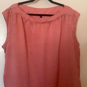Talbots Coral Pink Textured Shell